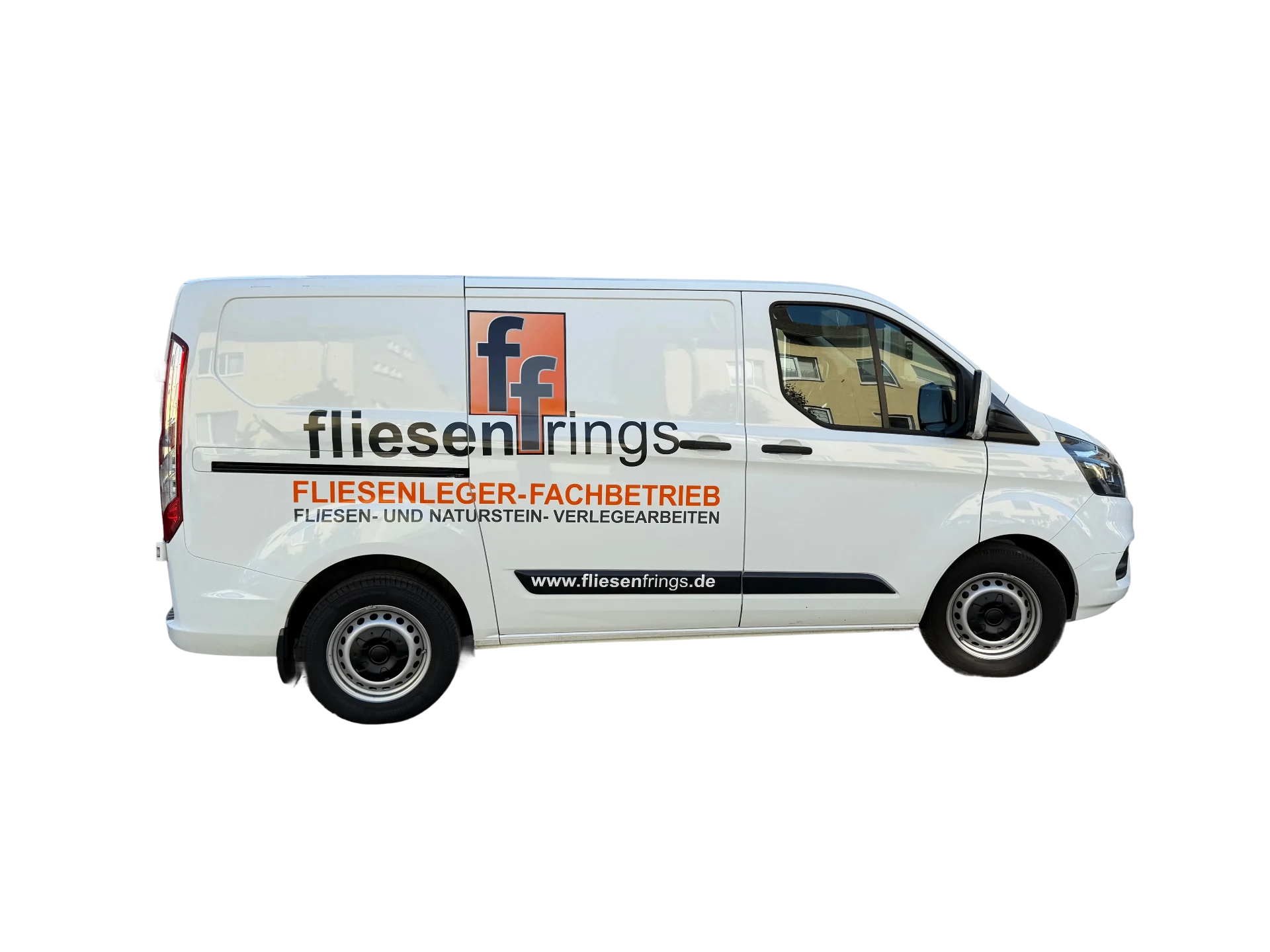 Firmenwagen Fliesen Frings – Fliesenleger-Fachbetrieb aus Geilenkirchen